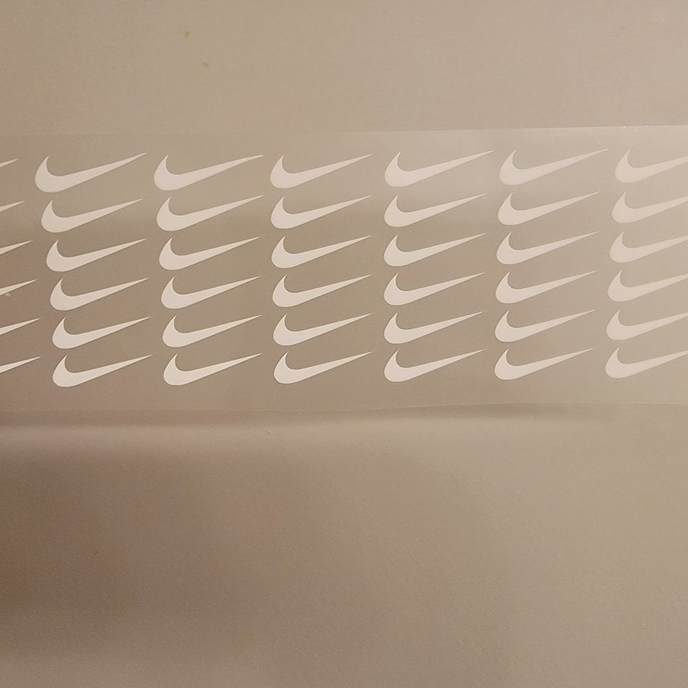 Sheet of 42 Nike Heat Transfer Iron On